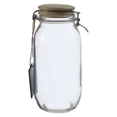 Grocer Glass Storage Jar 2000ml
