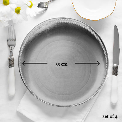 Radiance Silver Decorative Charger Plate