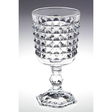 Set Of Four Pyramid Wine Goblets