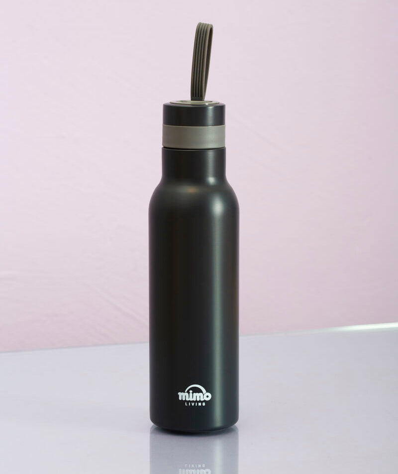 Mimo Grey Matte 500Ml Sports Bottle