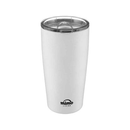 Mimo Matt White Travel Mug