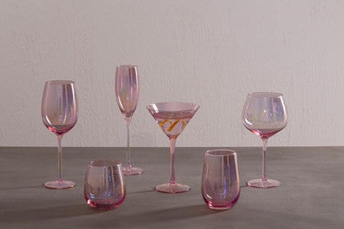 Frosted Deco Set Of 4 Hi Ball Glasses
