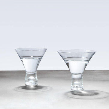 Mila Set Of 2 Clear Cocktail Glasses 330Ml
