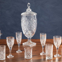 Beaufort Set Of 4 Crystal  Wine Glasses