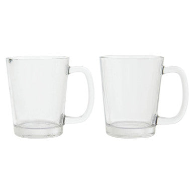 Torta Set Of Four Glass Clear Glass Mugs