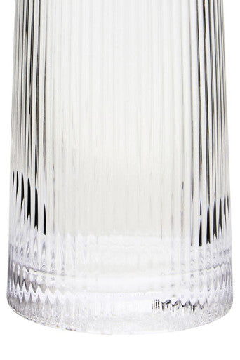 Set Of Four Eldon Ribbed Clear Hi Ball Glasses Mob Packaging