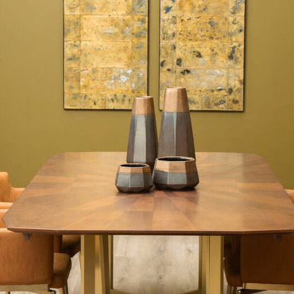 Jet Small Metallic Planter