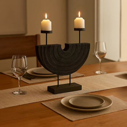 Lacuna Two Candle Holder