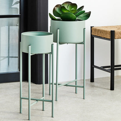 Trosa Large Green Floor Standing Planter