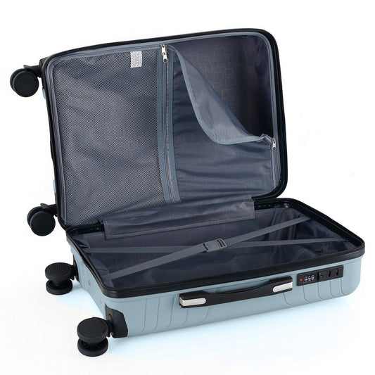 Wheeled Suitcase Medium 60 Litre - Green Blue