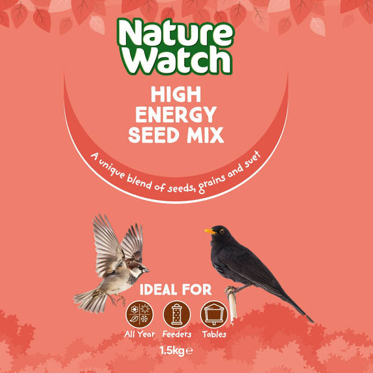 High Energy Wild Bird Seed Mix By Nature Watch - 1.5kg