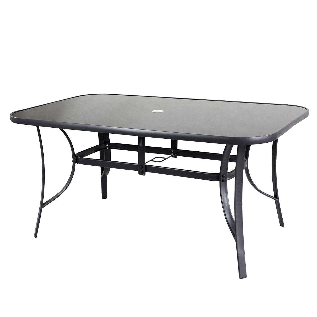 Hartwell Garden Table Steel Rectangular by Wensum - 150cm