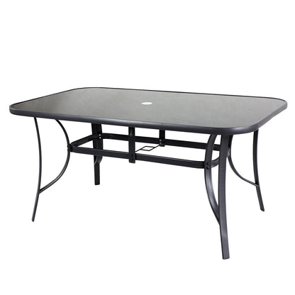 Hartwell Garden Table Steel Rectangular by Wensum - 150cm