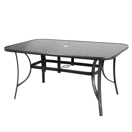 Hartwell Garden Table Steel Rectangular by Wensum - 150cm