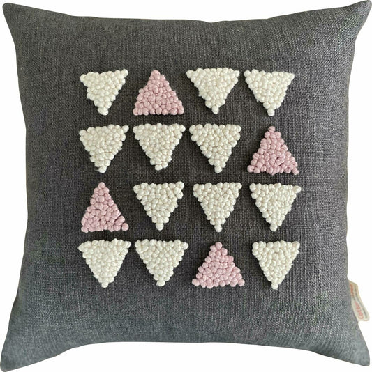 Punch Needle Cushion Cover - AfriScandi Pattern 7