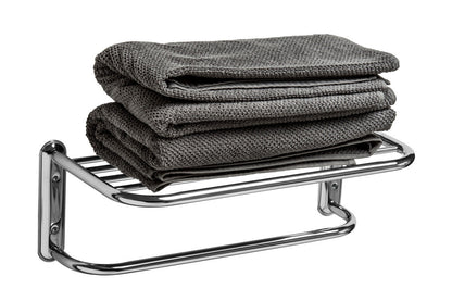 Dara Chrome Finish Wall Mountable Towel Shelf