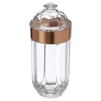 Guan Large Rose Gold Acrylic Storage Jar