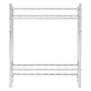Dara Chrome 2 Tier Shelves