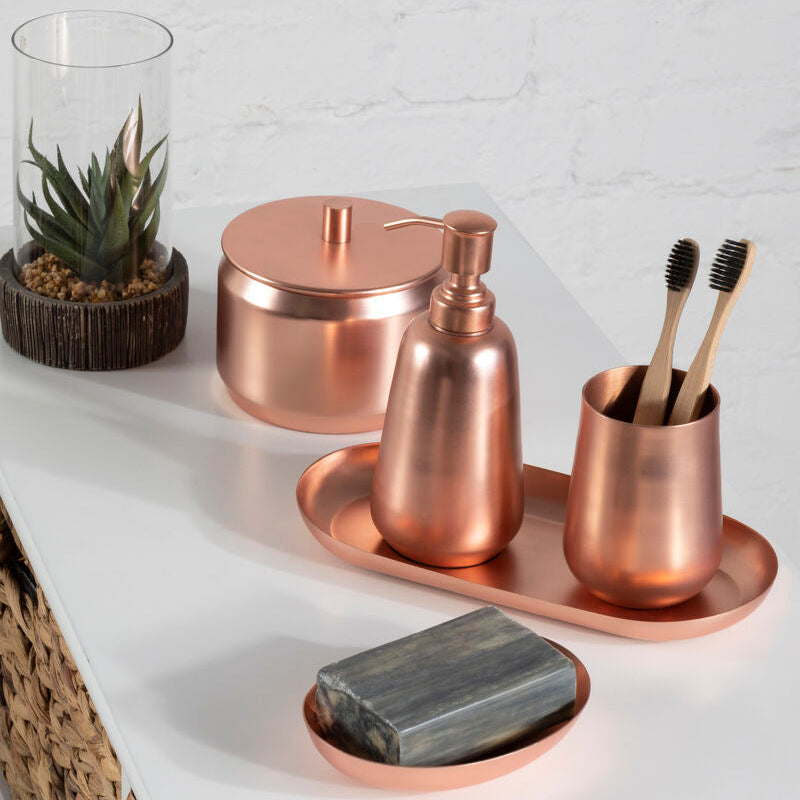 Traze Copper Finish Tray
