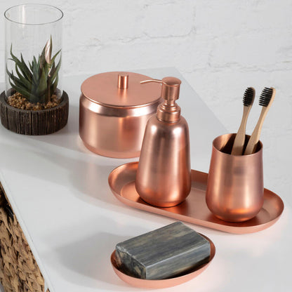 Traze Copper Finish Tray