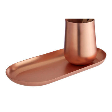 Traze Copper Finish Tray