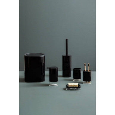 Ando Black Acrylic Toothbrush Holder