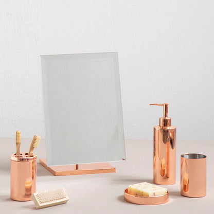 Clara Rose Gold Table Mirror