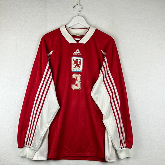 Luxembourg 1998 Match Worn Shirt v Belgium