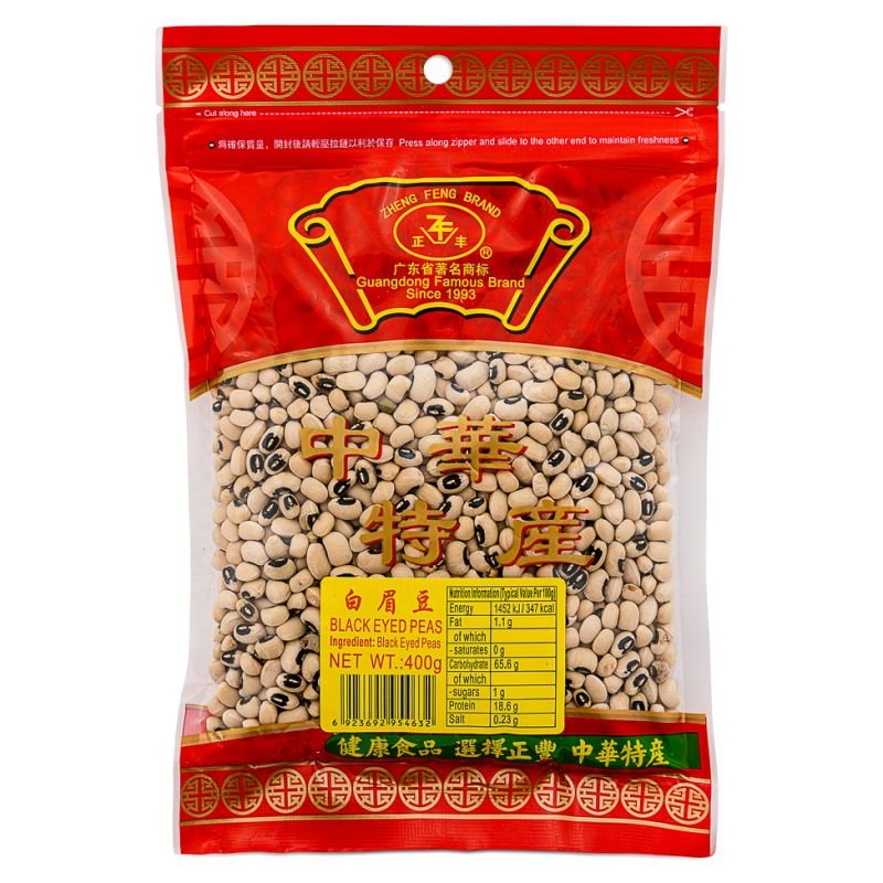ZHENG FENG BRAND Black Eyed Peas 400g