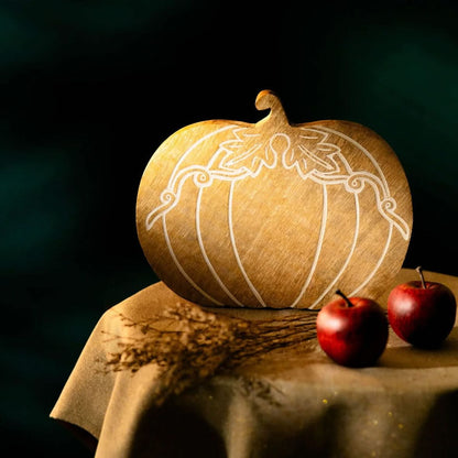 Autumn Wooden Pumpkin Ornament