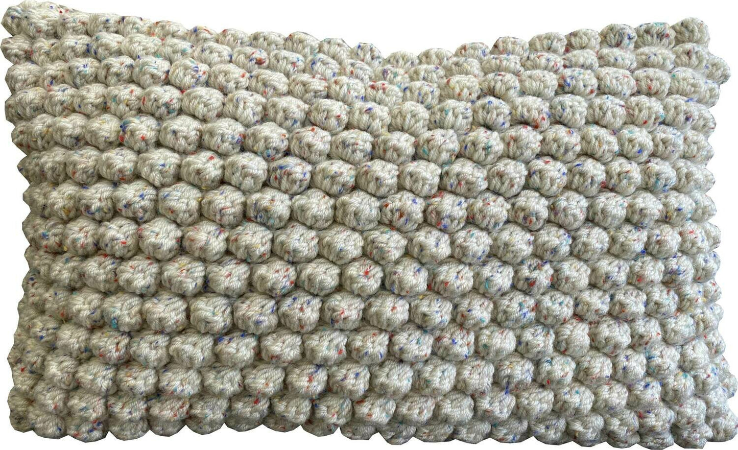 Naturals - Bobble Cushion with Coloured Fleck (50x30)