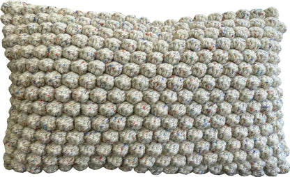 Naturals - Bobble Cushion with Coloured Fleck (50x30)