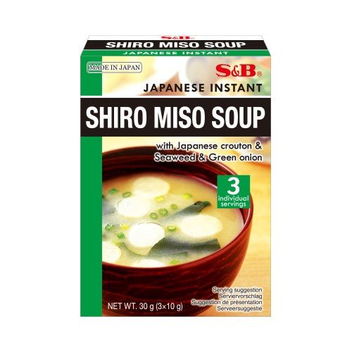 S&B Japanese Instant Shiro Miso Soup 30g