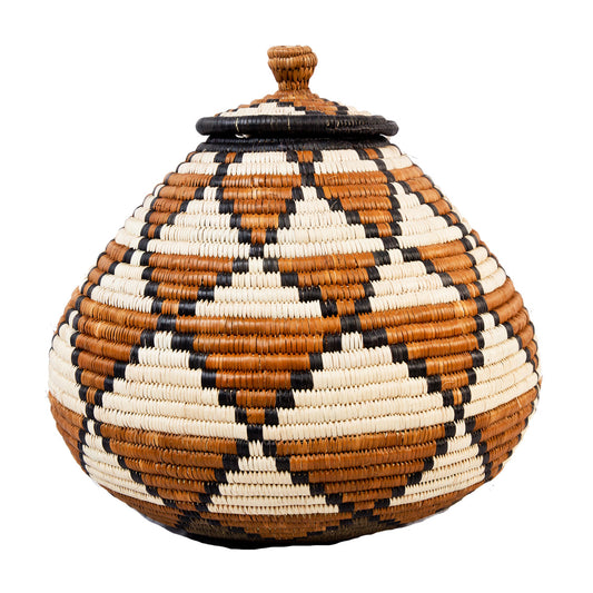 Zulu Ukhamba - traditional basket TR91.2
