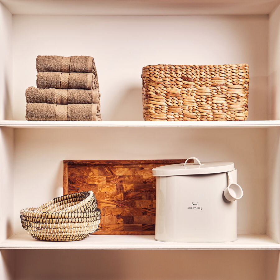 Lidi Set Of 3 Baskets With Black And White Detail