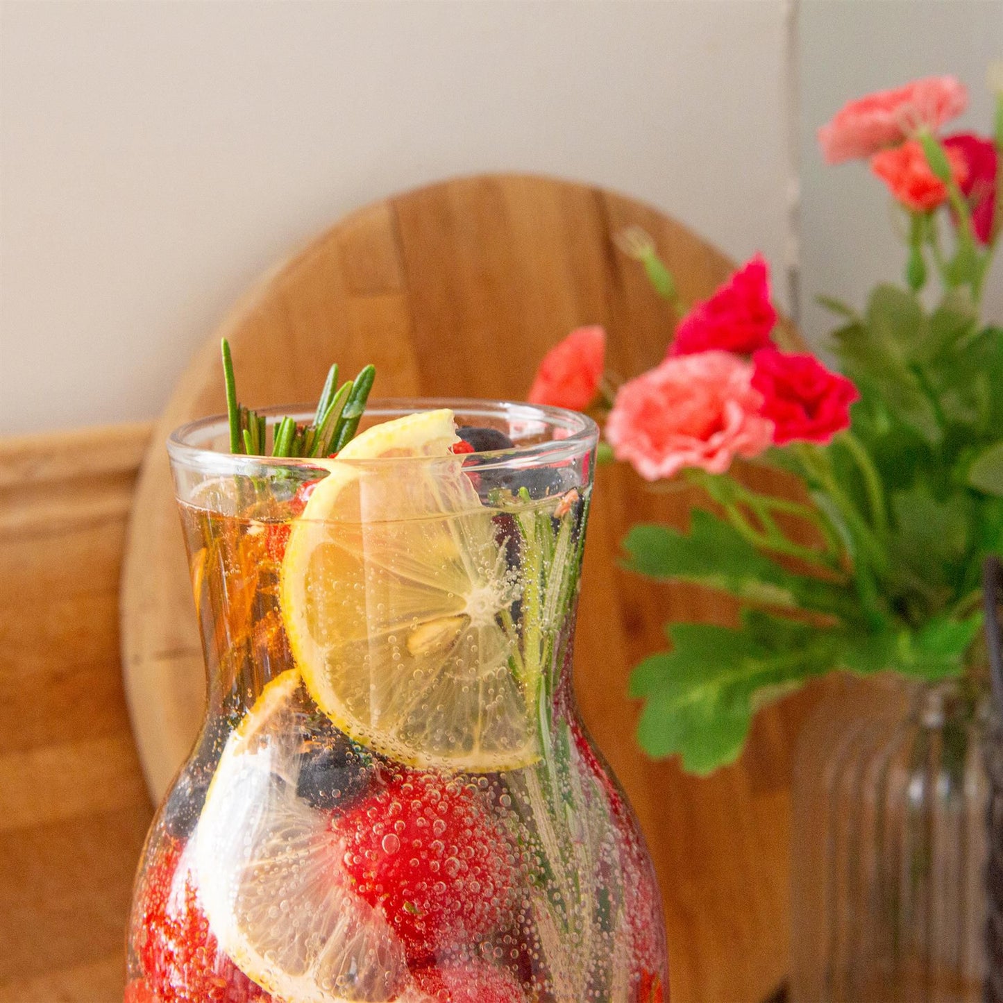 1.2L Fonte Optic Glass Carafe