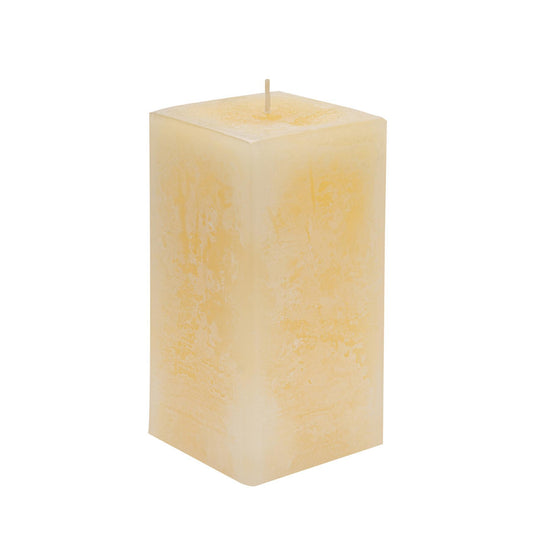 15cm Vanilla Square Pillar Candle