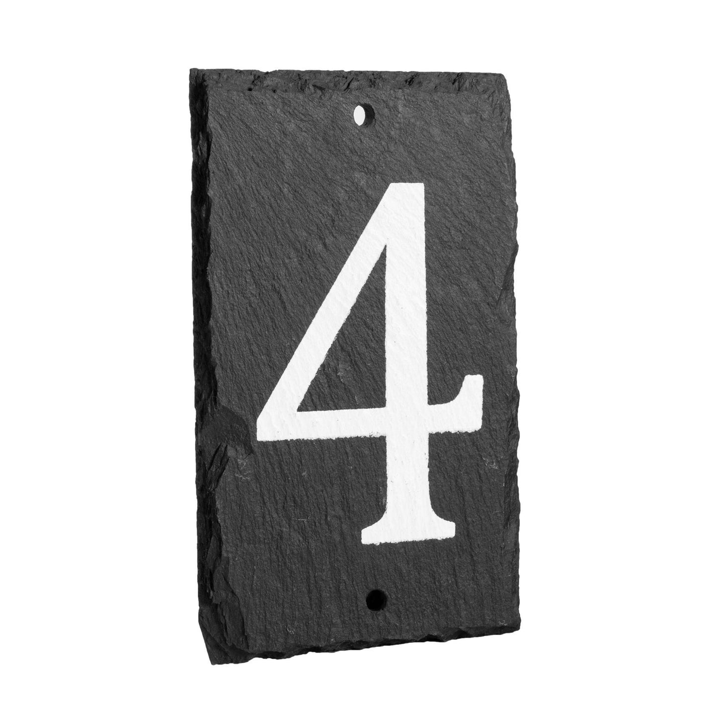 Number 4 Slate House Sign