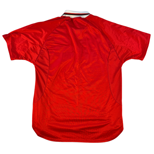 Manchester United 1999 European Home Shirt - Large - Champions League 1 Star Shirt