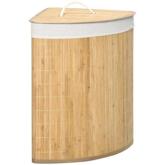 Bamboo Laundry Basket With Lid