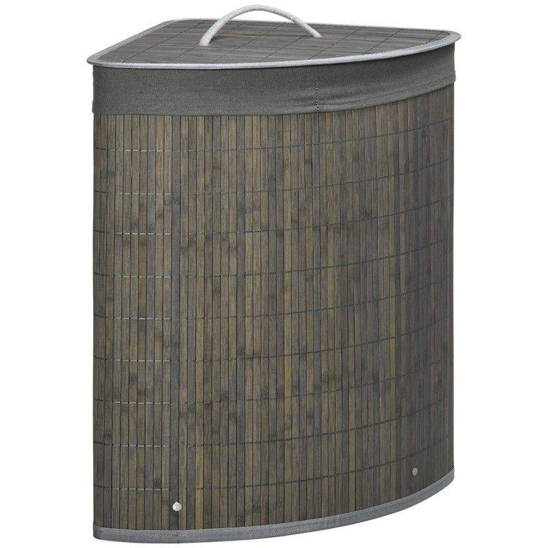 Bamboo Laundry Basket With Lid