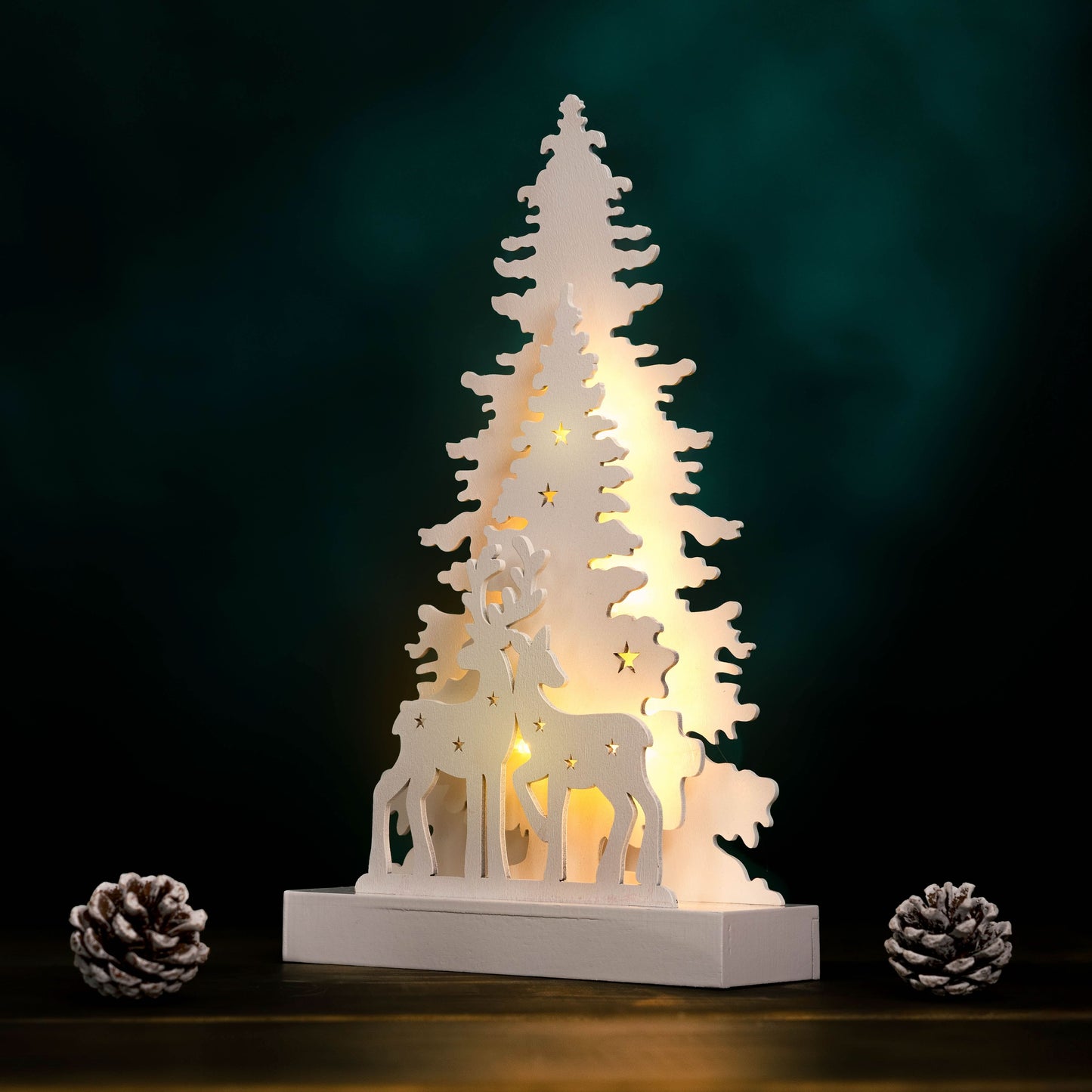 Light Up Christmas Scene