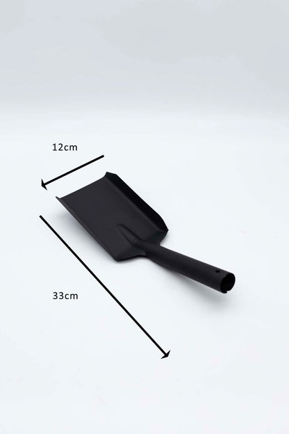 Fireside Coal Bucket & Match Canister - Black and Bronze