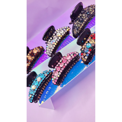 Luxe Jeweled Hair Clamps Pack of 12