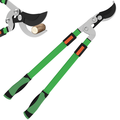 Outsunny Telescopic Bypass Loppers, 64.5-90 cm Extendable Garden Loppers