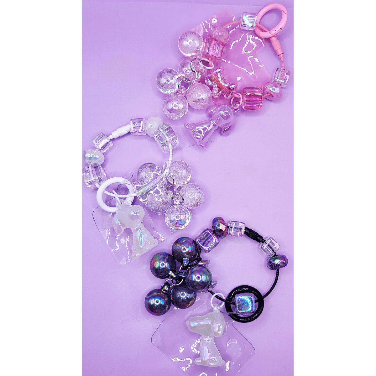 Puppy Bubble Keyring, Phone Charm & Bag Accessory