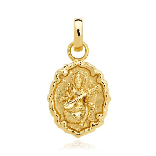 Mini Goddess Saraswati Charm