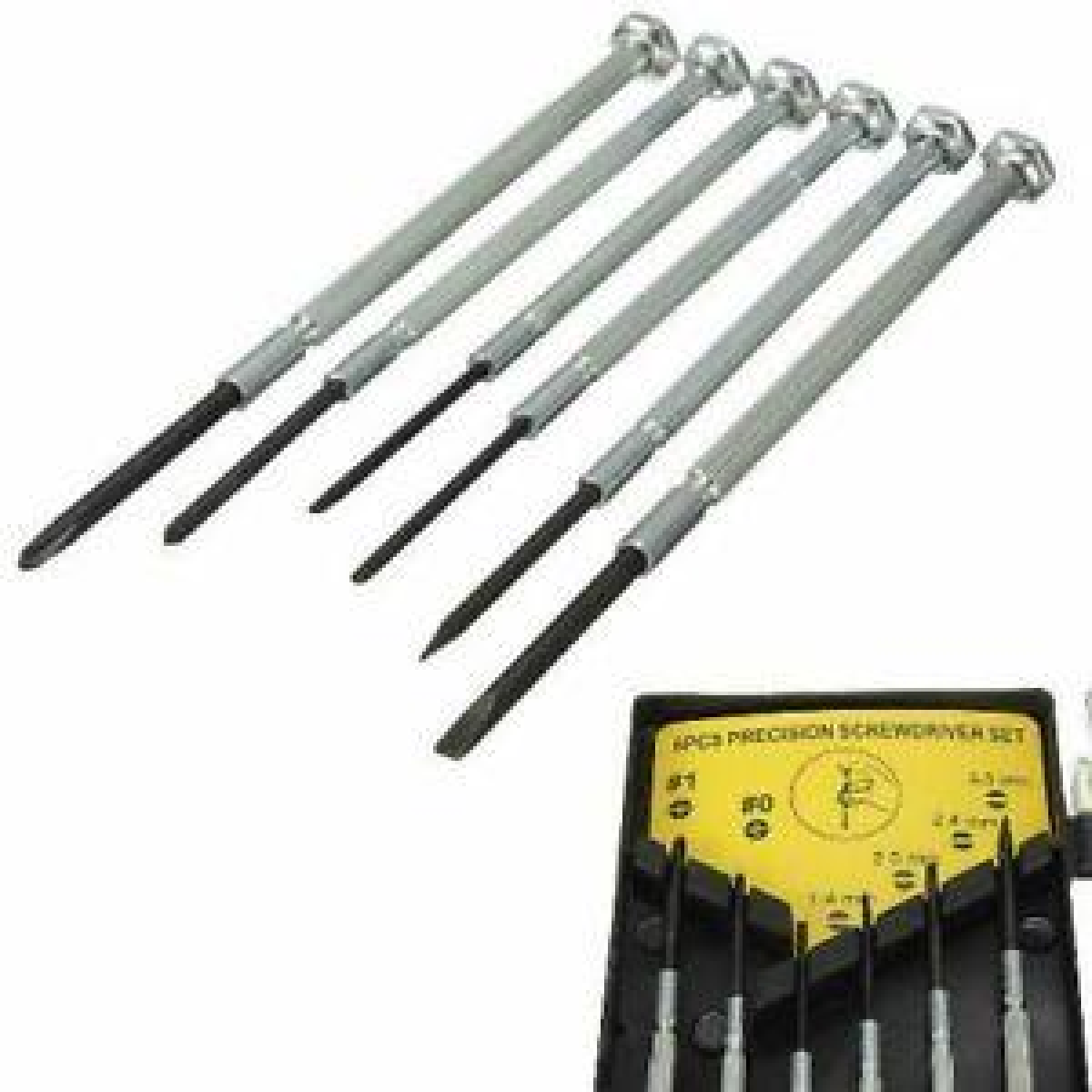 #1500 Precision Set 6pc Mini Screwdriver Tiny Screw watch tool Repair Set