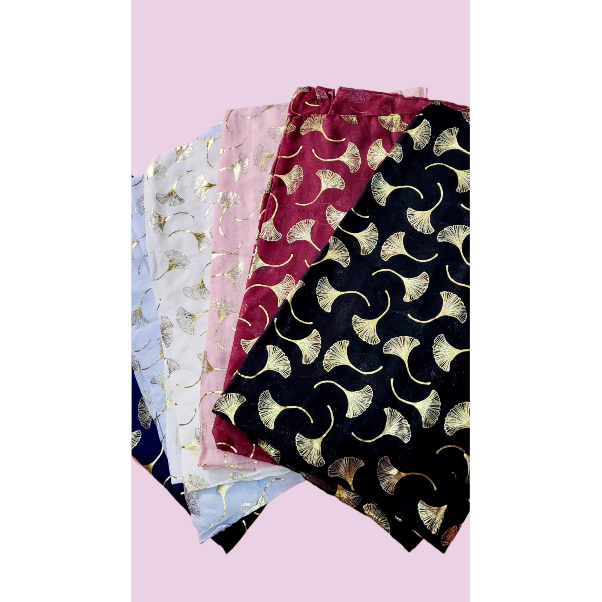 Blossom Shimmer Scarf Pack of 12