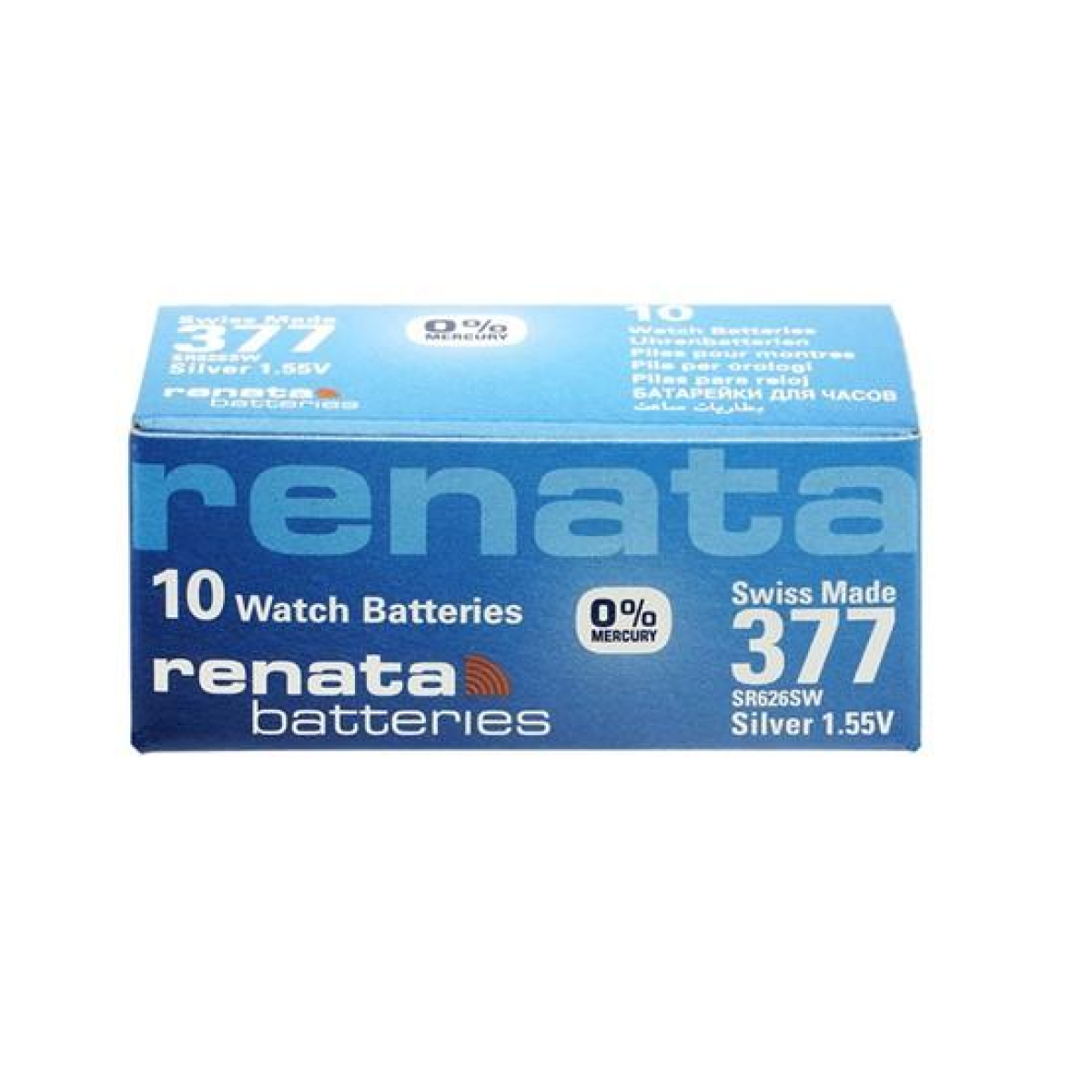 RENATA SP 377 Renata Watch Battery Pack Of 50